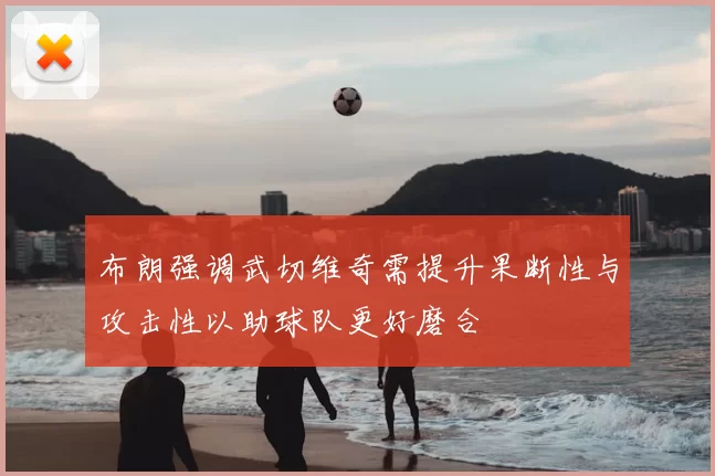 布朗强调武切维奇需提升果断性与攻击性以助球队更好磨合
